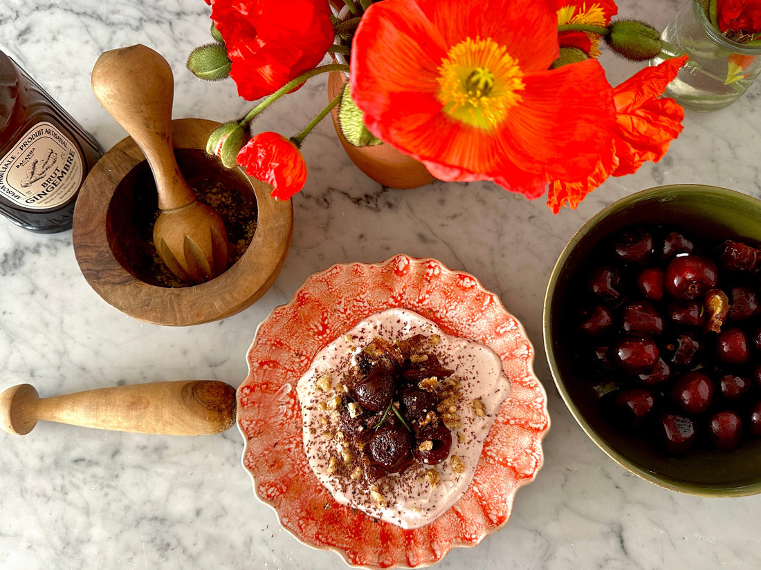 Cherry, Date & Yogurt Sweet Treat