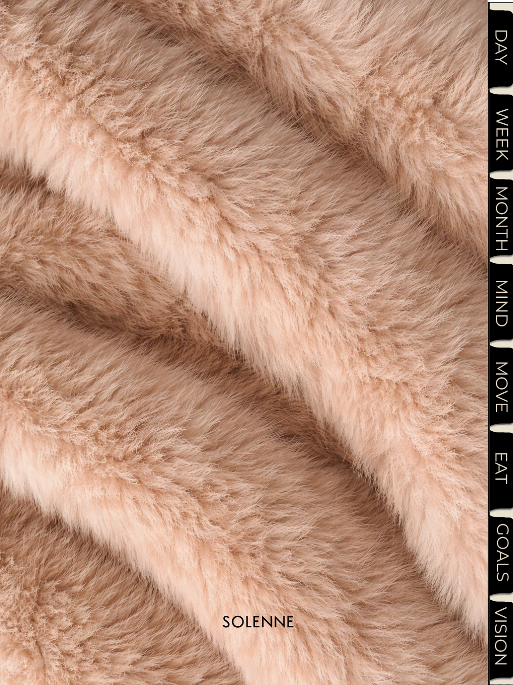 La Vie Planner in Fur